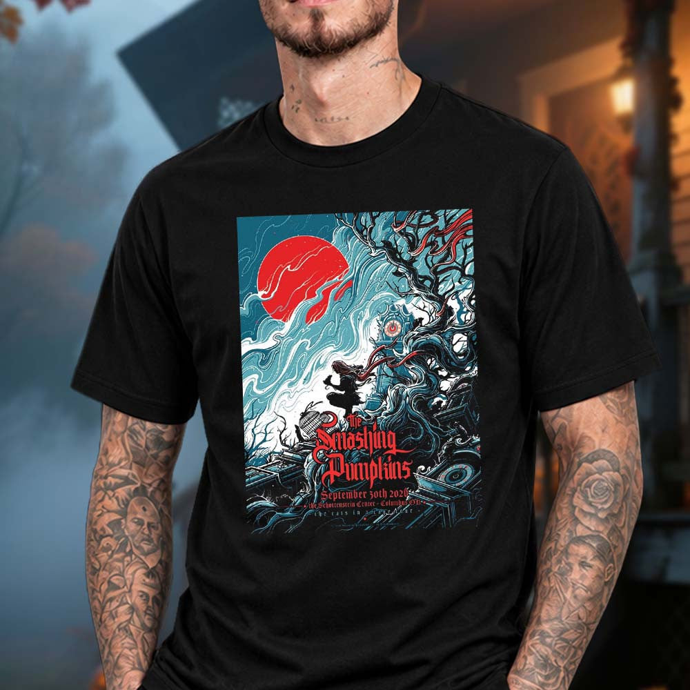 The Smashing Pumpkins Columbus OH Event Poster T-Shirt Gifts For The Smashing Pumpkins Lovers - Foxy23shop