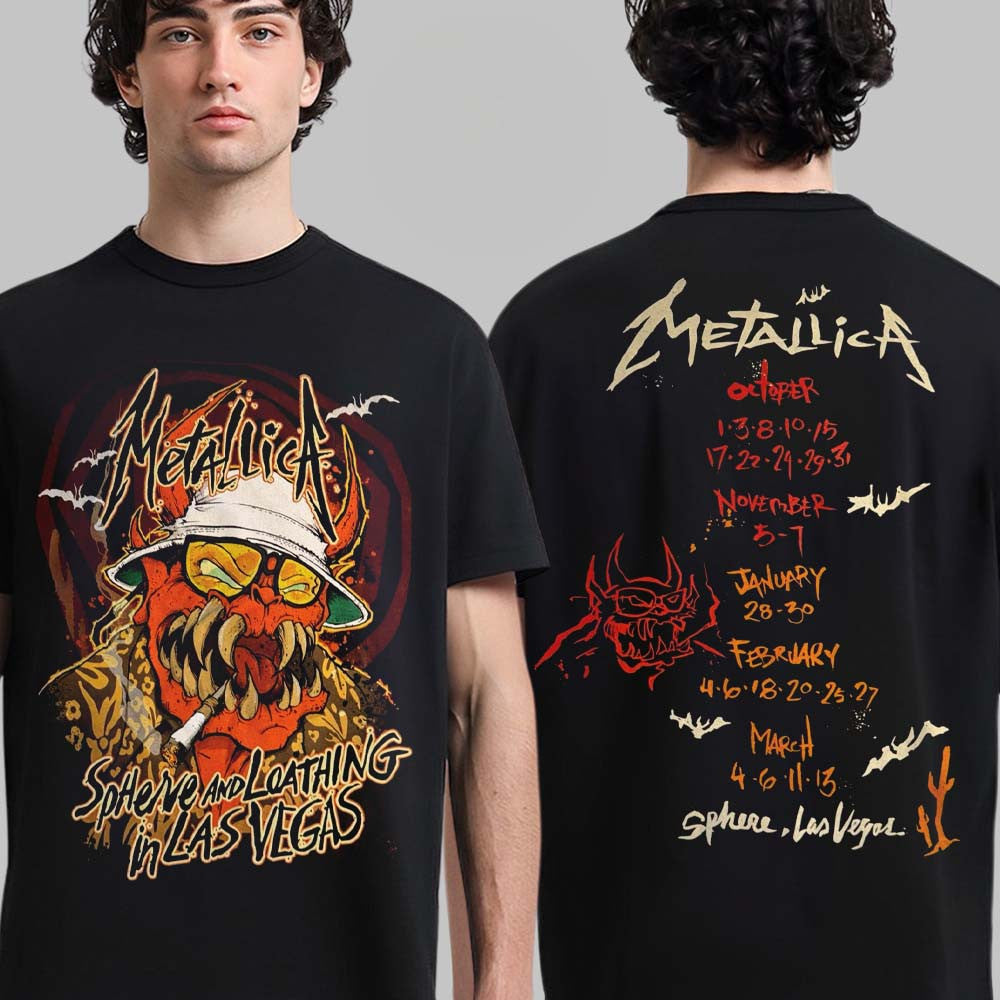 Metallica Life Burns Faster 2026 2027 Black T-Shirt Metallica Merch Gifts For Fan - Foxy23shop