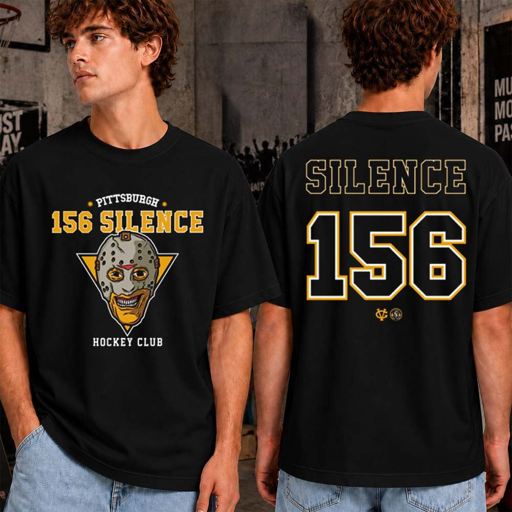 Silence X Violent Gentlemen Hockey Club Black T-Shirt Presents For Hockey Lover - Foxy23shop