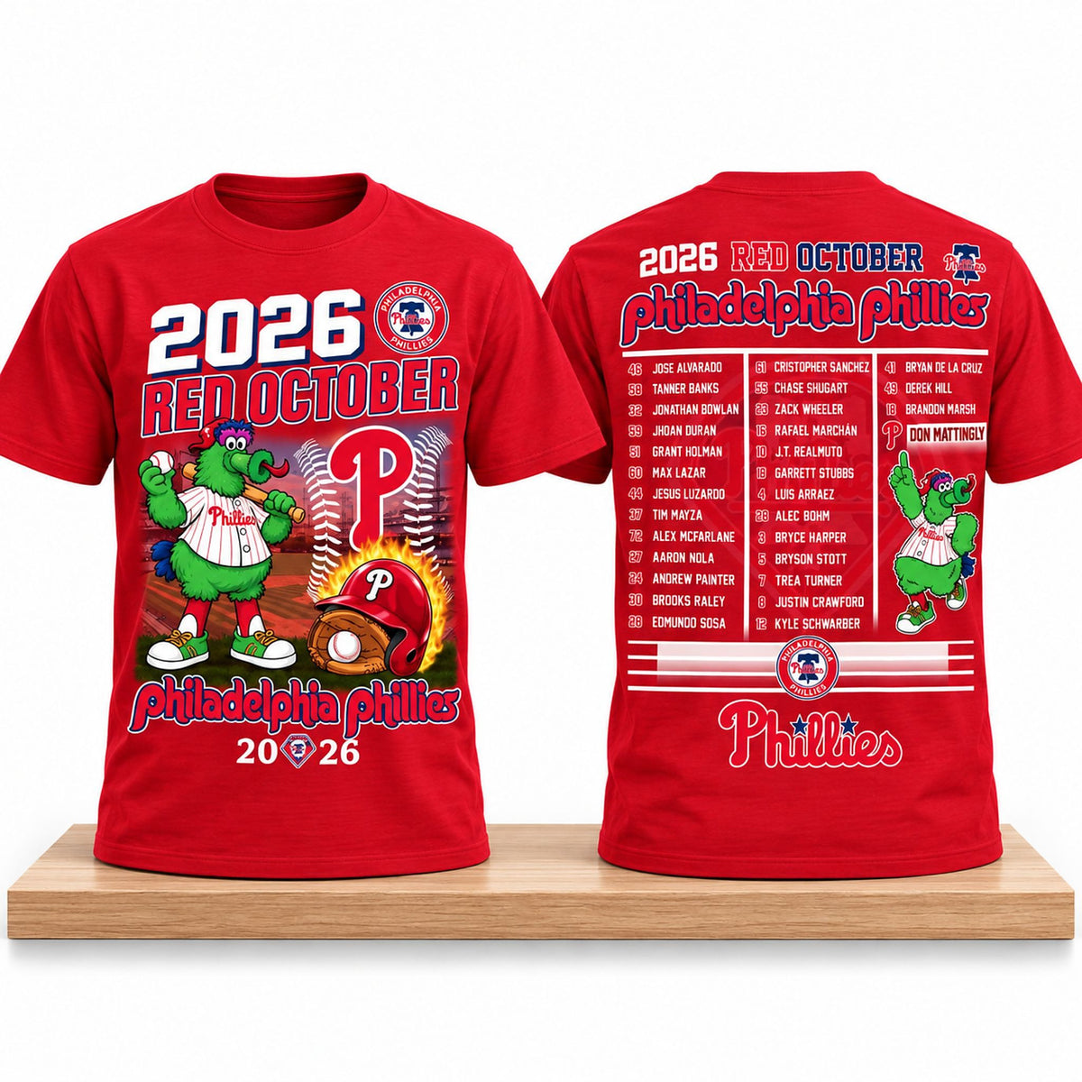 Philadelphia Phillies 2026 Red October Shirt Philadelphia Phillies Merch Unique Gifts For Fans - Foxy23shop