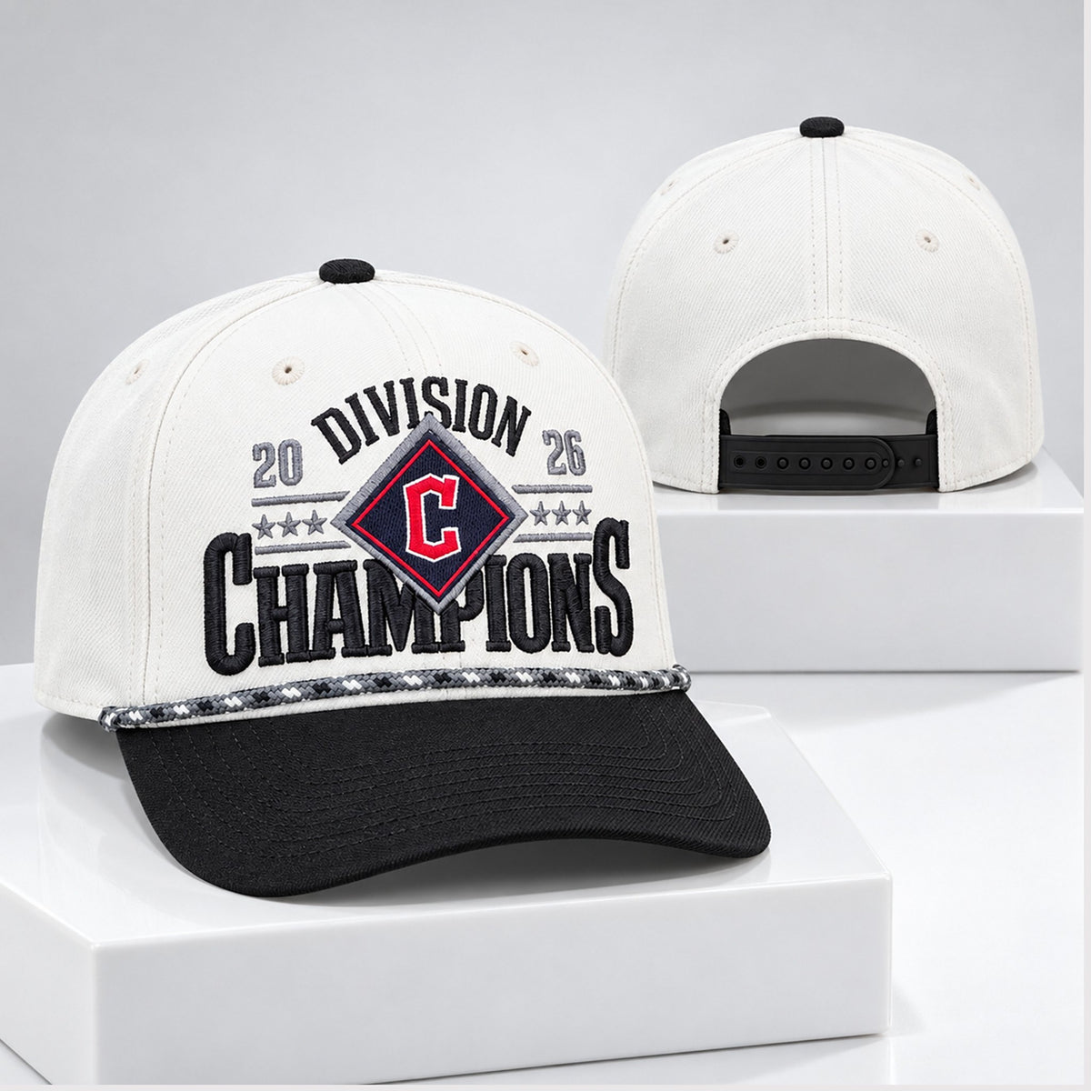 Cleveland Guardians AL Central Division Champions 2026 Hat Cleveland Guardians Baseball Cap Fan Gear - Foxy23shop