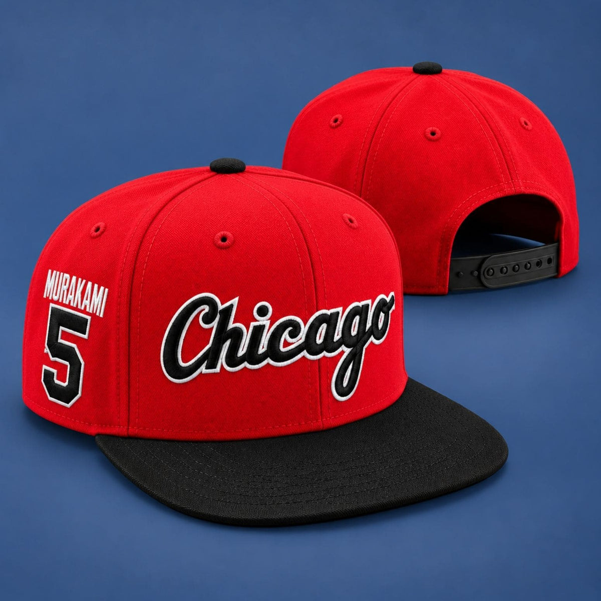 Chicago White Sox Murakami 5 Snapback Hat Chicago White Sox Merch Gifts For Baseball Lovers - Foxy23shop