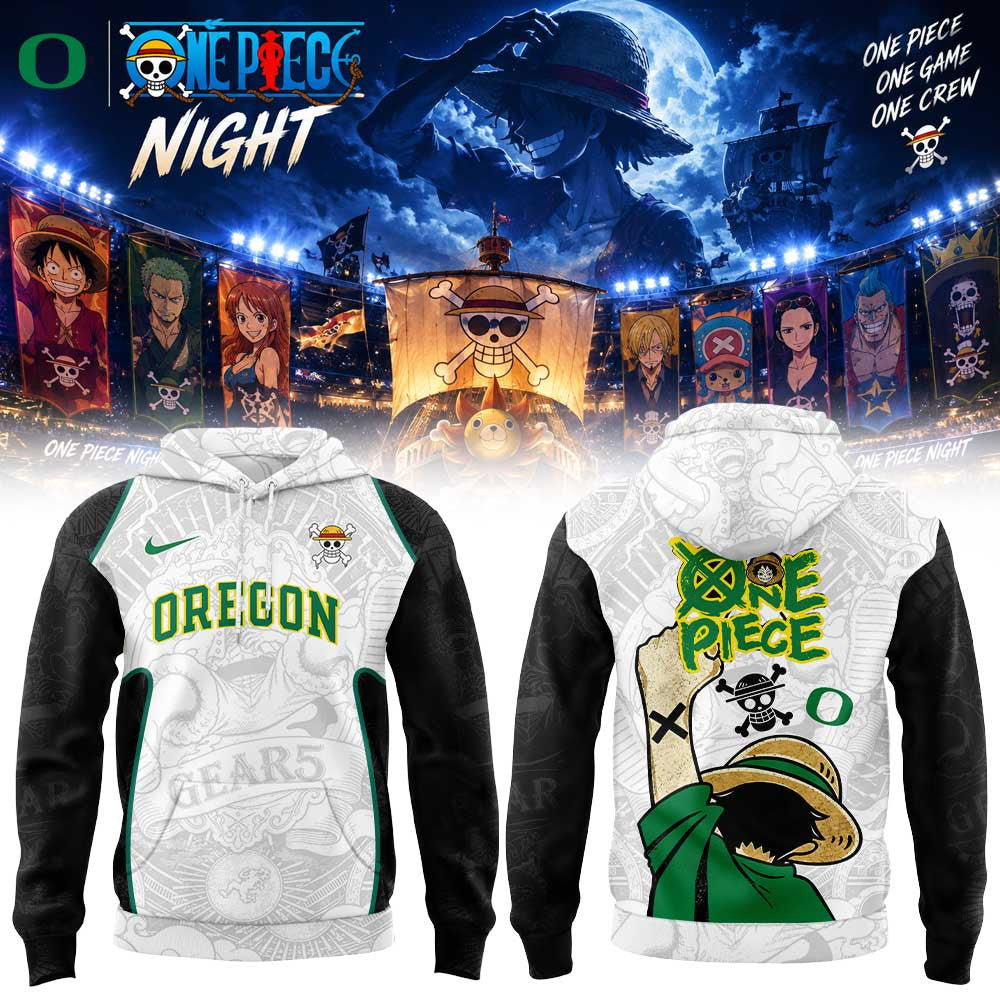 Oregon Ducks X One Piece Night 2026 Hoodie Oregon Football Apparel Anime Lover Gifts - Foxy23shop