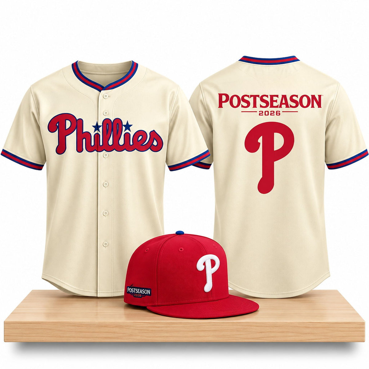 Philadelphia Phillies Postseason 2026 Jersey Philadelphia Phillies Merch Best Fan Gear - Foxy23shop