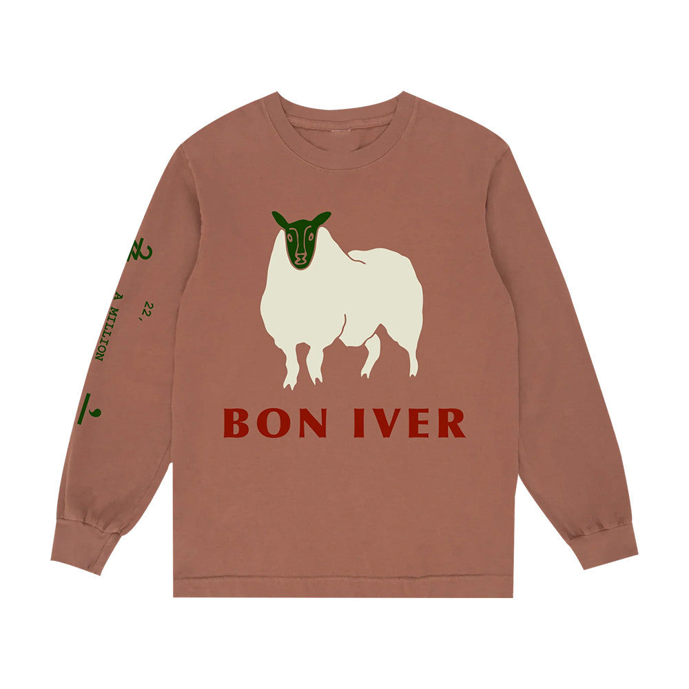 Bon Iver Merch Lamb Long Sleeve Shirt Bon Iver Apparel Music Lovers Gifts - Foxy23shop
