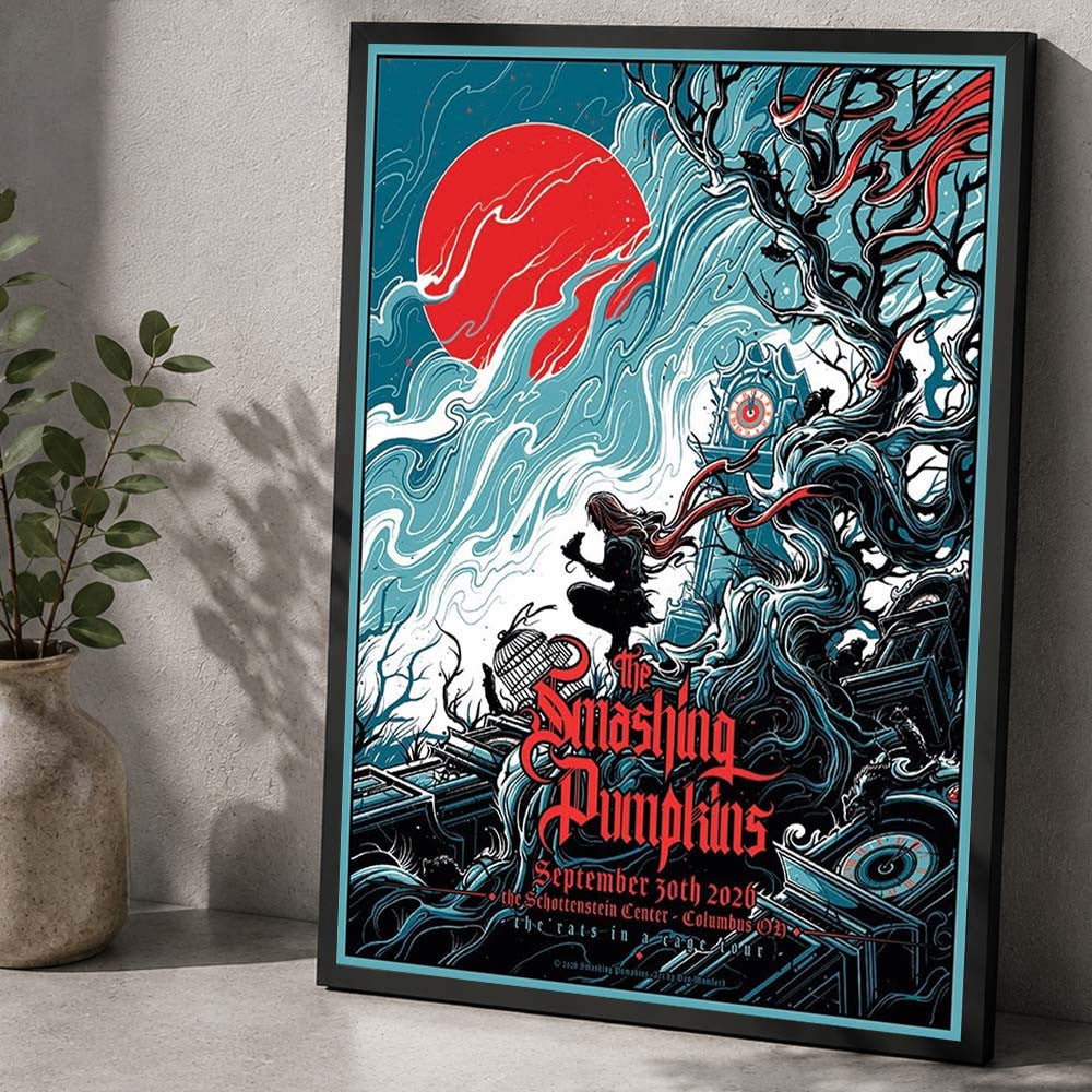 The Smashing Pumpkins Columbus OH Event Poster The Smashing Pumpkins Concert Poster Gifts For Fans - Foxy23shop