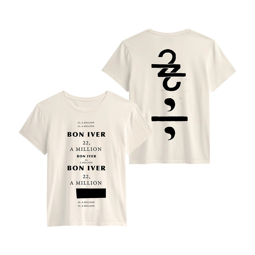 Bon Iver Merch BTS Type T-Shirt Bon Iver Apparel Presents For Music Lovers - Foxy23shop