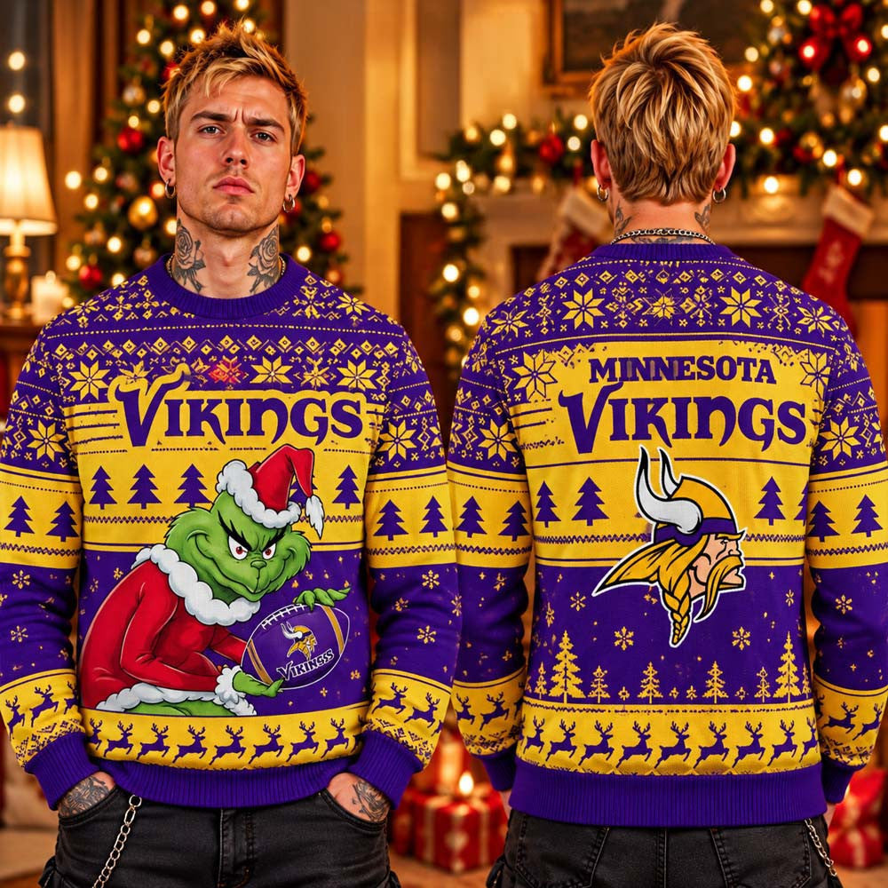 Minnesota Vikings NFL 2026 Ugly Christmas Sweater Minnesota Vikings Apparel Fan Gear - Foxy23shop