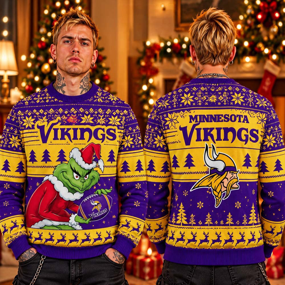 Minnesota Vikings NFL 2026 Ugly Christmas Sweater Xmas Apparel Xmas Gifts For Skol Nation - Foxy23shop