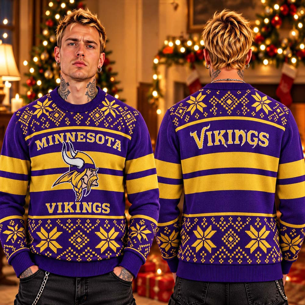 Minnesota Vikings NFL 2026 Ugly Christmas Sweater Xmas Gifts For Skol Nation - Foxy23shop