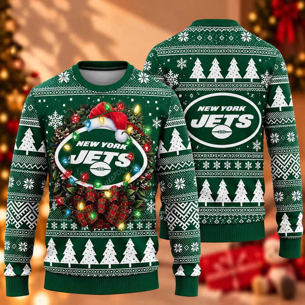 NFL New York Jets 2026 NFL Football Ugly Christmas Sweater Xmas Gifts For Jets Fans - Foxy23shop