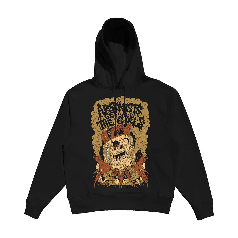 Agatg Store Merch Stoner Skull Hoodie Unique Gifts For Music Buffs - Foxy23shop