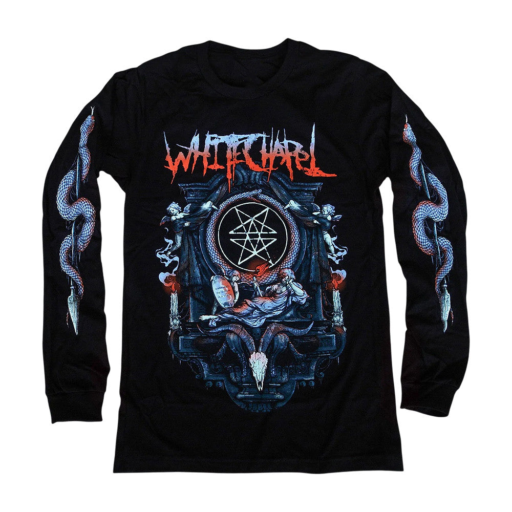 Whitechapel Merch Serpentine Altar Long Sleeve Shirt Unique Gifts For Whitechapel Fans - Foxy23shop