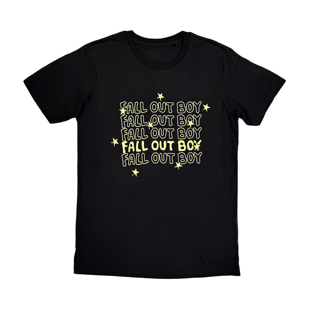 Fall Out Boy Merch Logo Repeat T-Shirt Fall Out Boy Clothes Presents For Boyfriend - Foxy23shop