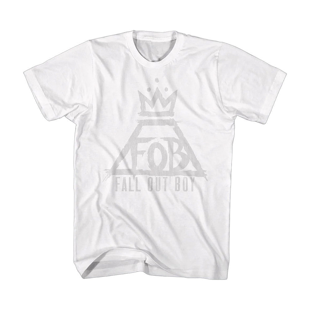 Fall Out Boy Merch Triangle Crown Logo T-Shirt Unique Gifts For Fall Out Boy Fans - Foxy23shop