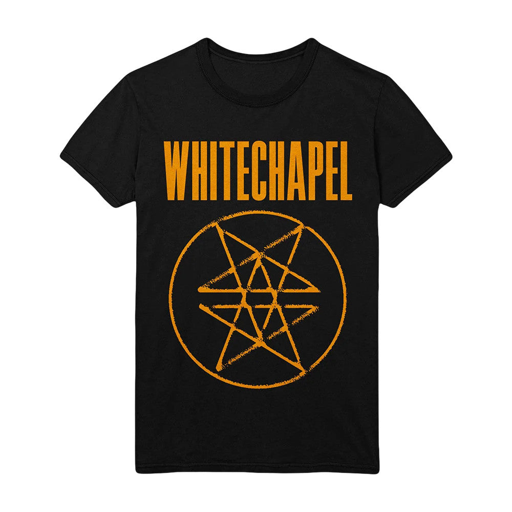 Whitechapel Merch Double Pentagram T-Shirt Presents For Whitechapel Lovers - Foxy23shop