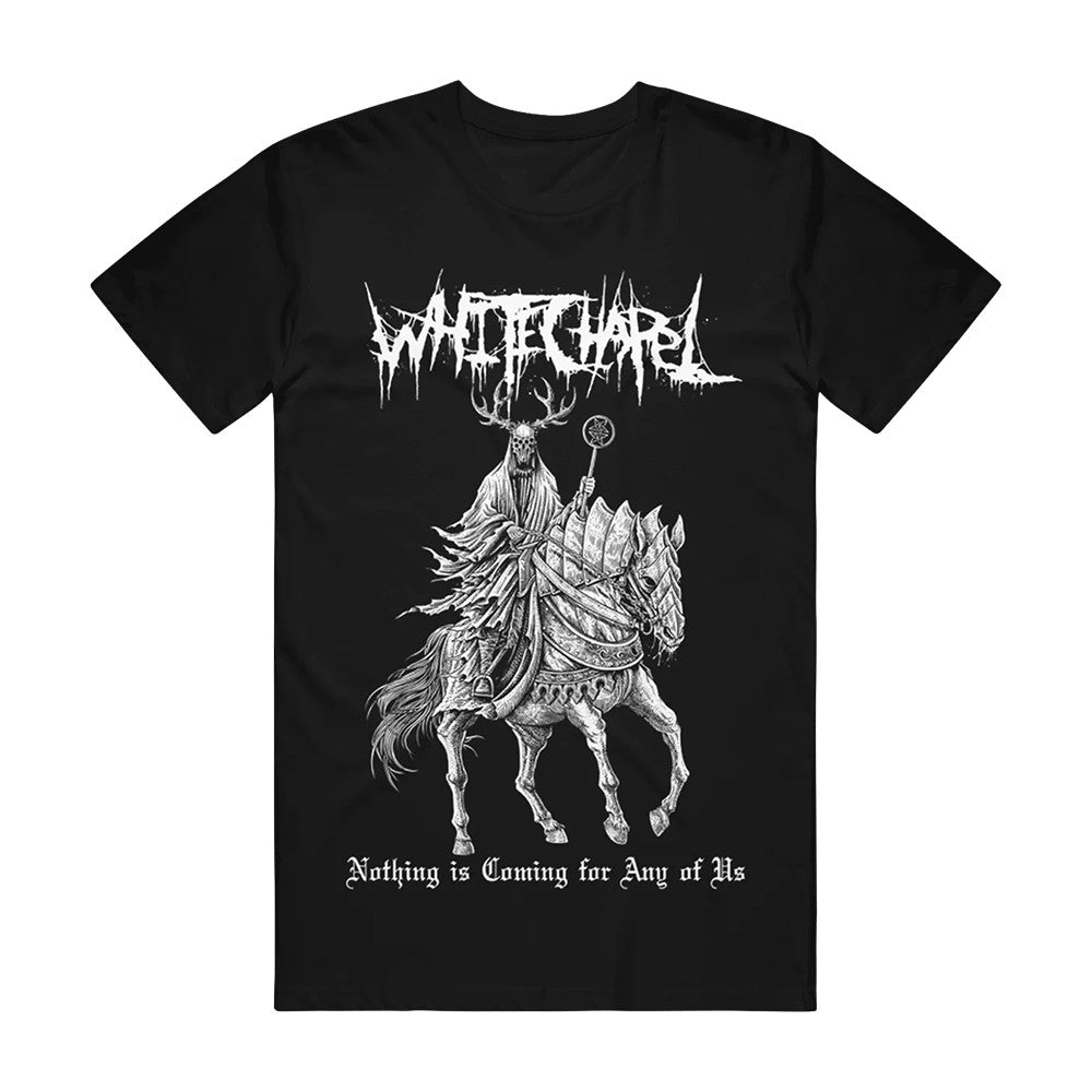 Whitechapel Merch Horse Black T-Shirt Whitechapel Music Concert Outfits Indie Folk Fans Gifts - Foxy23shop