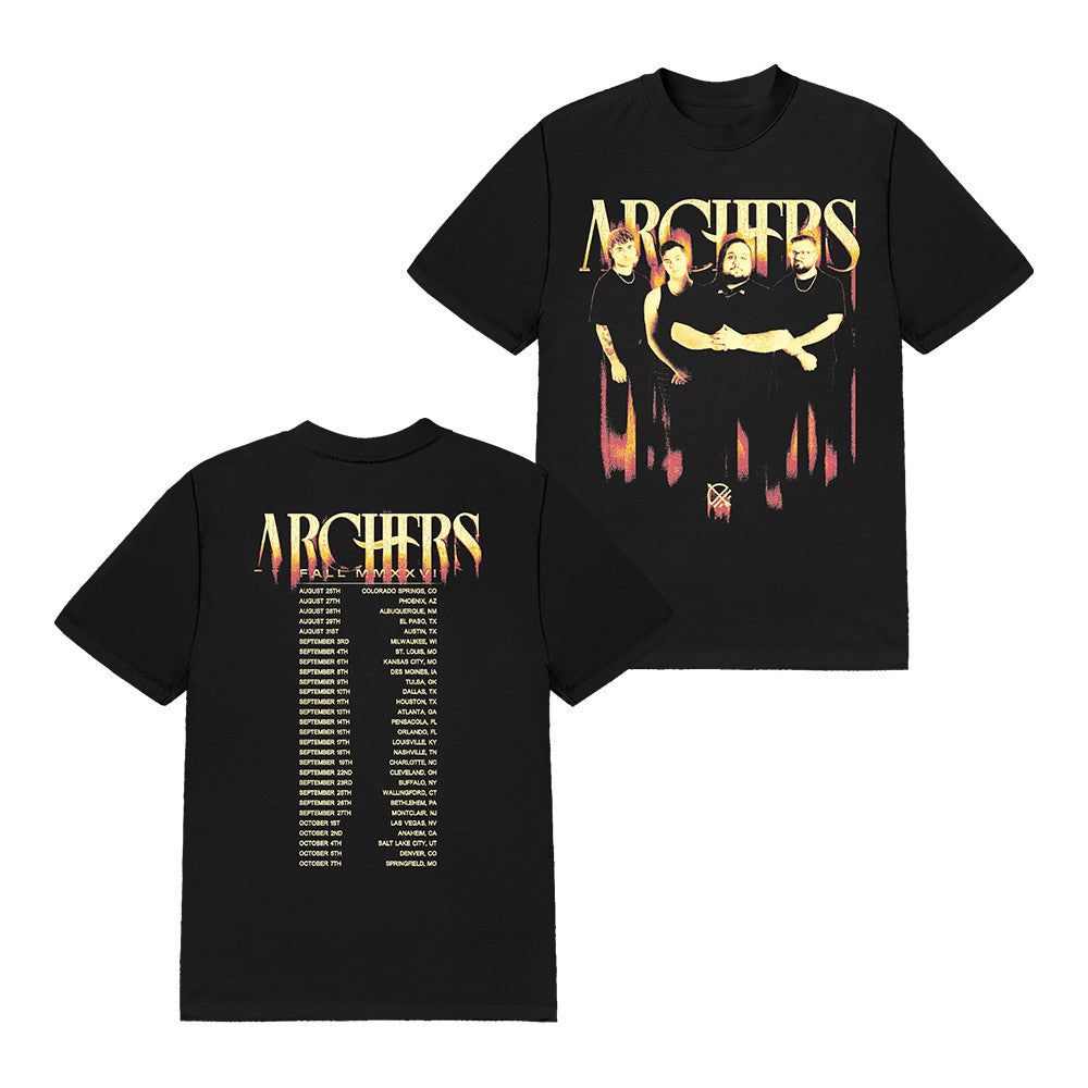Archers Merch Fall 2026 Tour Black T-Shirt Best Present Ideas For Archers Fans - Foxy23shop