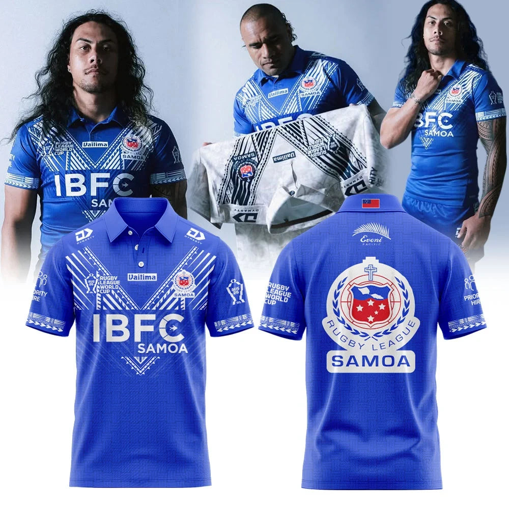 Toa Samoa 2026 World Cup Polo Shirt Toa Samoa Apparel Best Presents For Rugby Fans - Foxy23shop
