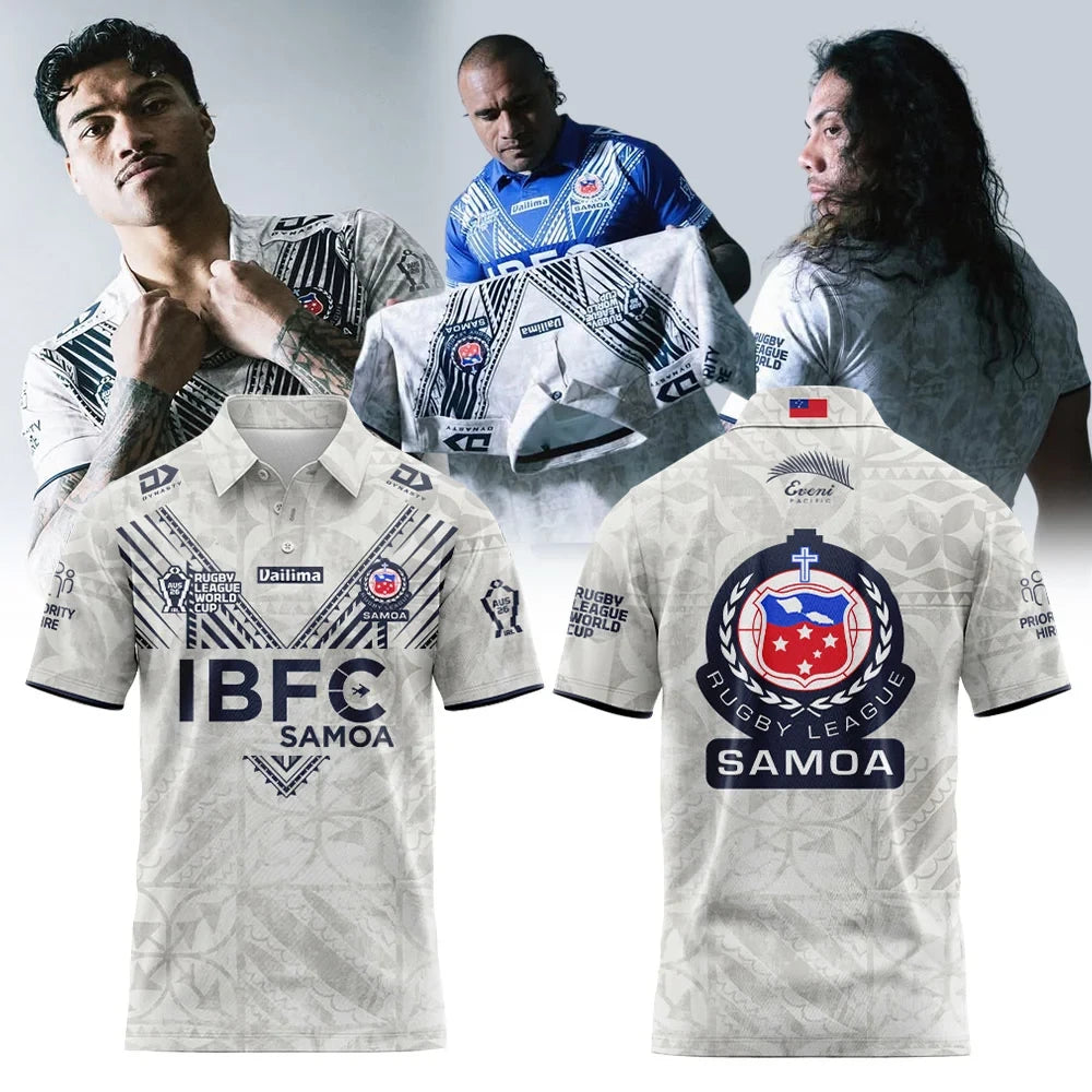 Toa Samoa 2026 World Cup Polo Shirt Toa Samoa Apparel Presents For Rugby Lovers - Foxy23shop