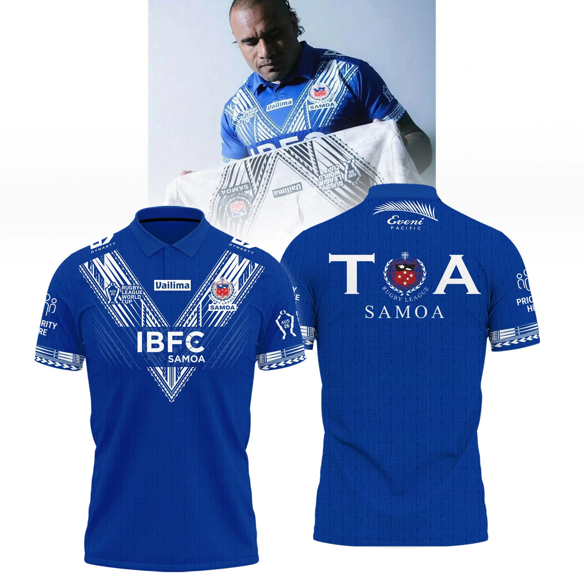 Toa Samoa 2026 World Cup Polo Shirt Toa Samoa Apparel Unique Presents For Rugby Fans - Foxy23shop