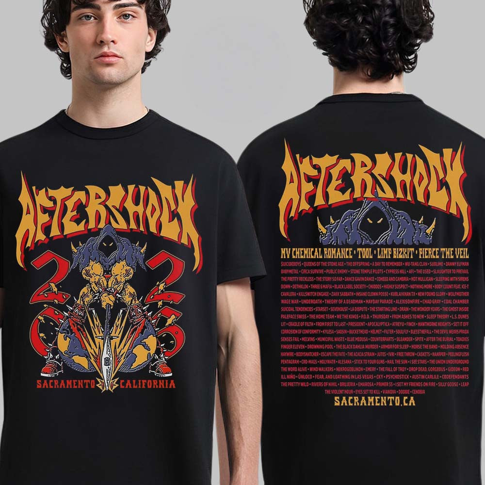 Aftershock Festival 2026 Merch Sacramento CA Eternia T-Shirt Gifts Idea For Boyfriend - Foxy23shop