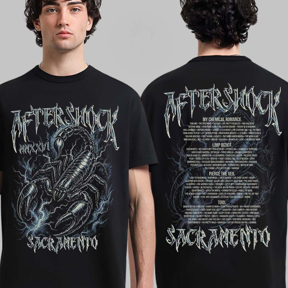 Aftershock Festival 2026 Merch Sacramento CA Shell Shock T-Shirt Music Lovers Gifts - Foxy23shop