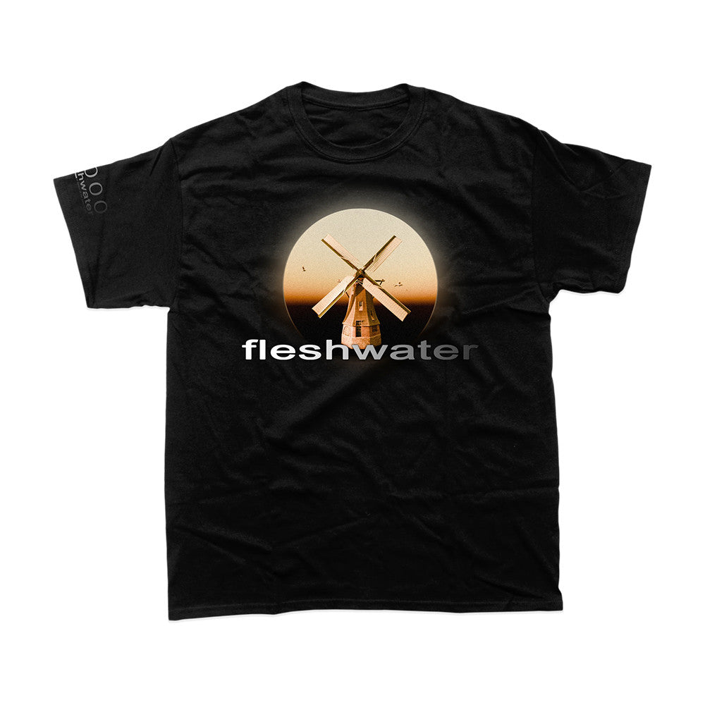 Closed Casket Activities Store Merch Fleshwater Tour Windmill Black T-Shirt Music Lover Gifts - Foxy23shop