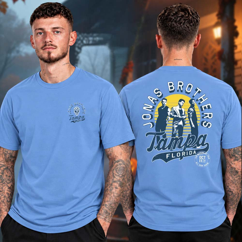 Jonas Brothers Merch Burning Up All Over Again T-Shirt Presents For Jonas Brothers Lovers - Foxy23shop