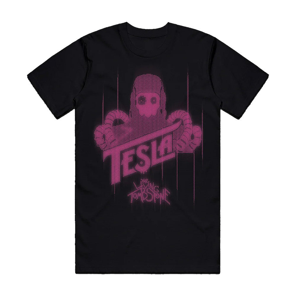 The Living Tombstone Merch Tesla Black T-Shirt Best Presents For The Living Tombstone Lover - Foxy23shop