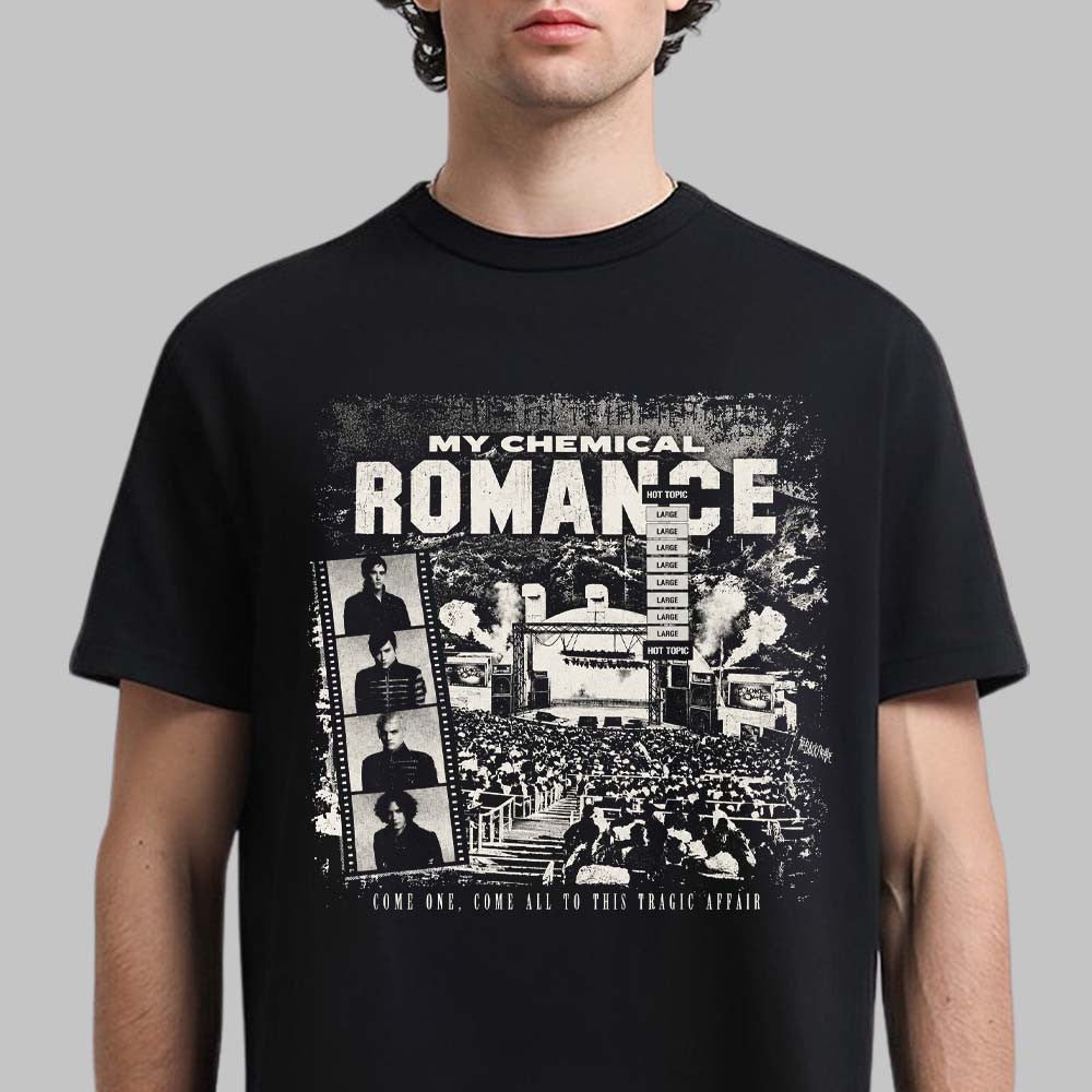 My Chemical Romance Hollywood Bowl Los Angeles CA 2026 Hot Topic Stage T-Shirt My Chemical Romance Fans Gifts - Foxy23shop
