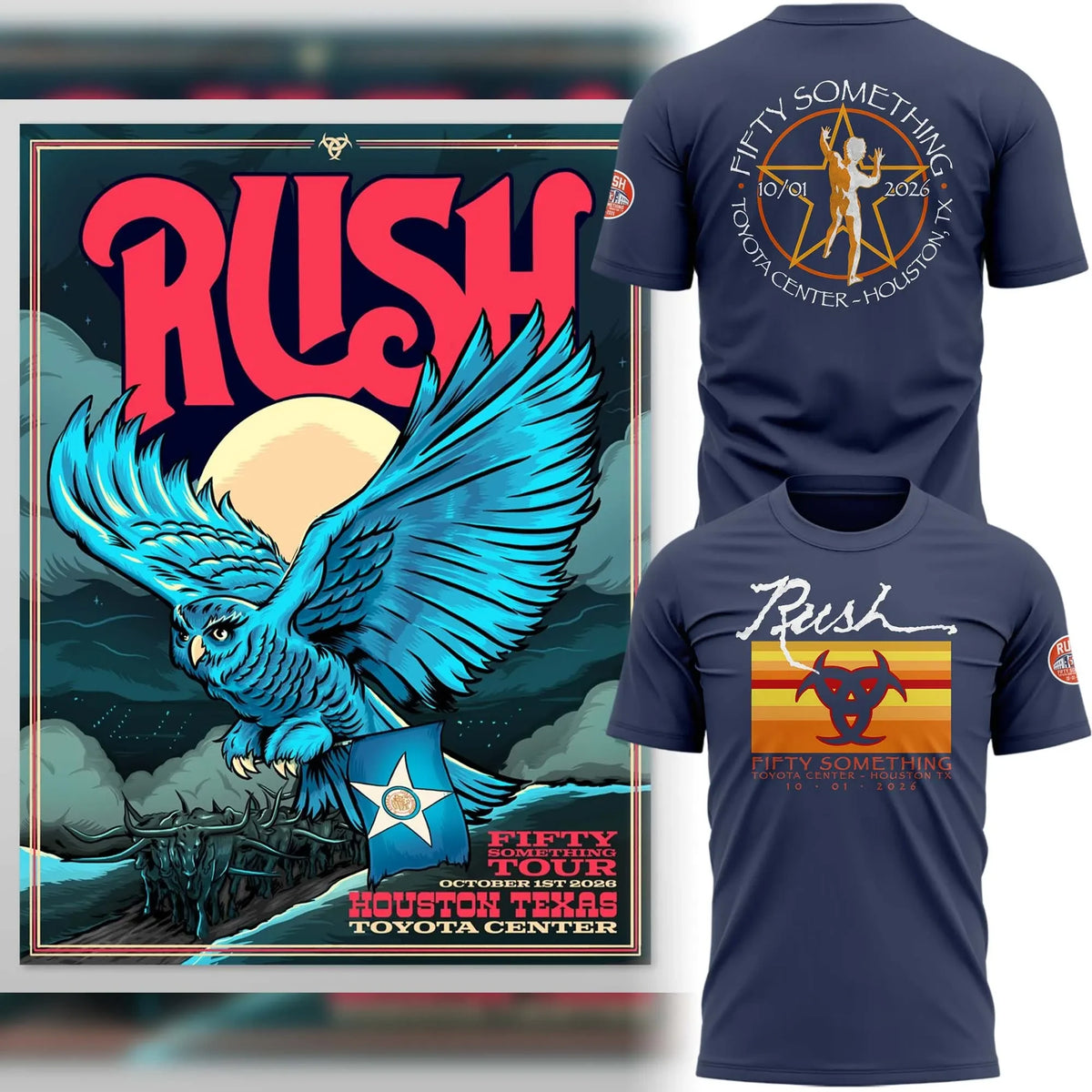 Rush Merch Fifty Something Tour 2026 T-Shirt Best Presents For Rush Lovers - Foxy23shop