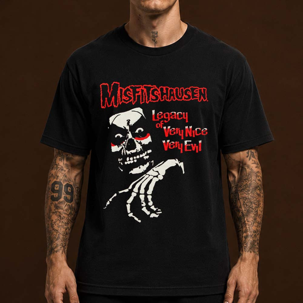 The Misfits X Danhausen Legacy Of Very Nice Very Evil T-Shirt Best Gifts For Misfits Lovers - Foxy23shop