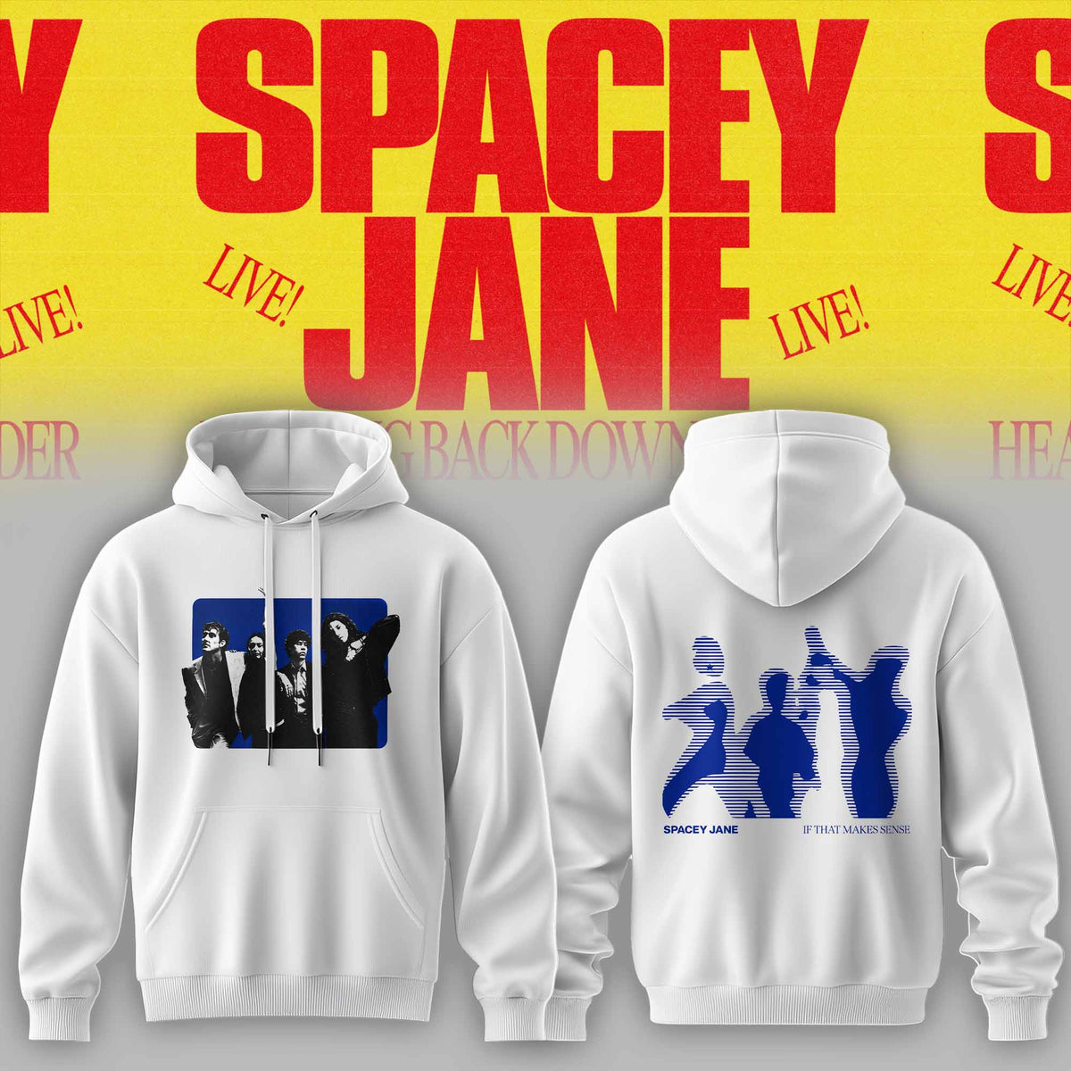 Spacey Jane Merch Heading Back Down Under Australian Tour Hoodie Rock Lovers Gift - Foxy23shop