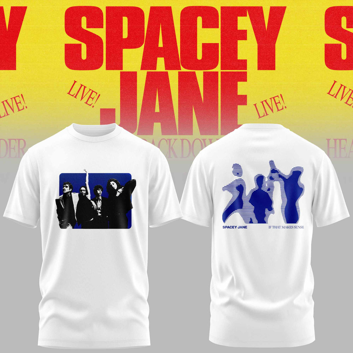 Spacey Jane Merch Heading Back Down Under Australian Tour T-Shirt Presents For Rock Lovers - Foxy23shop
