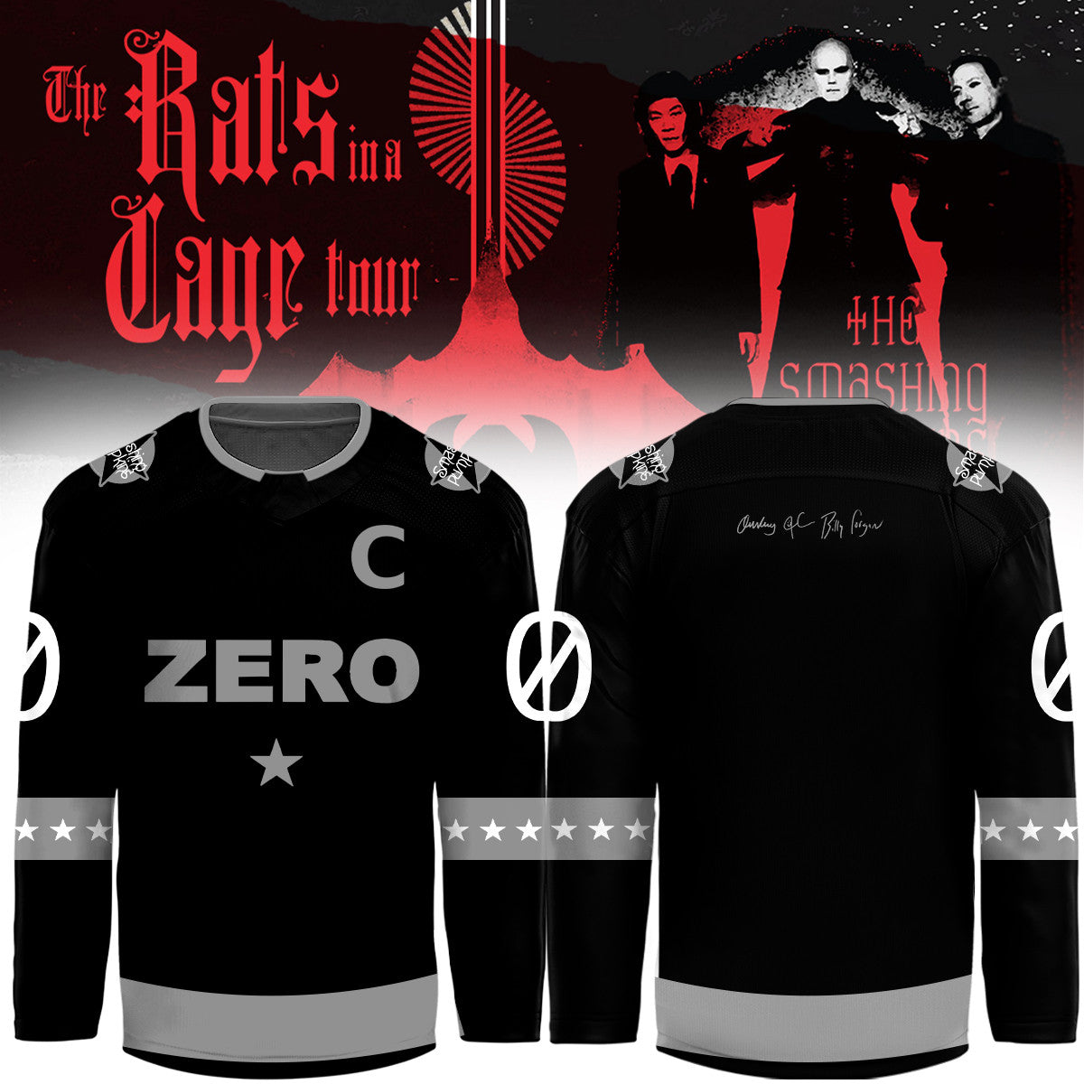 The Smashing Pumpkins Merch The Rats In A Cage Tour Jersey Best Gifts For Fans - Foxy23shop