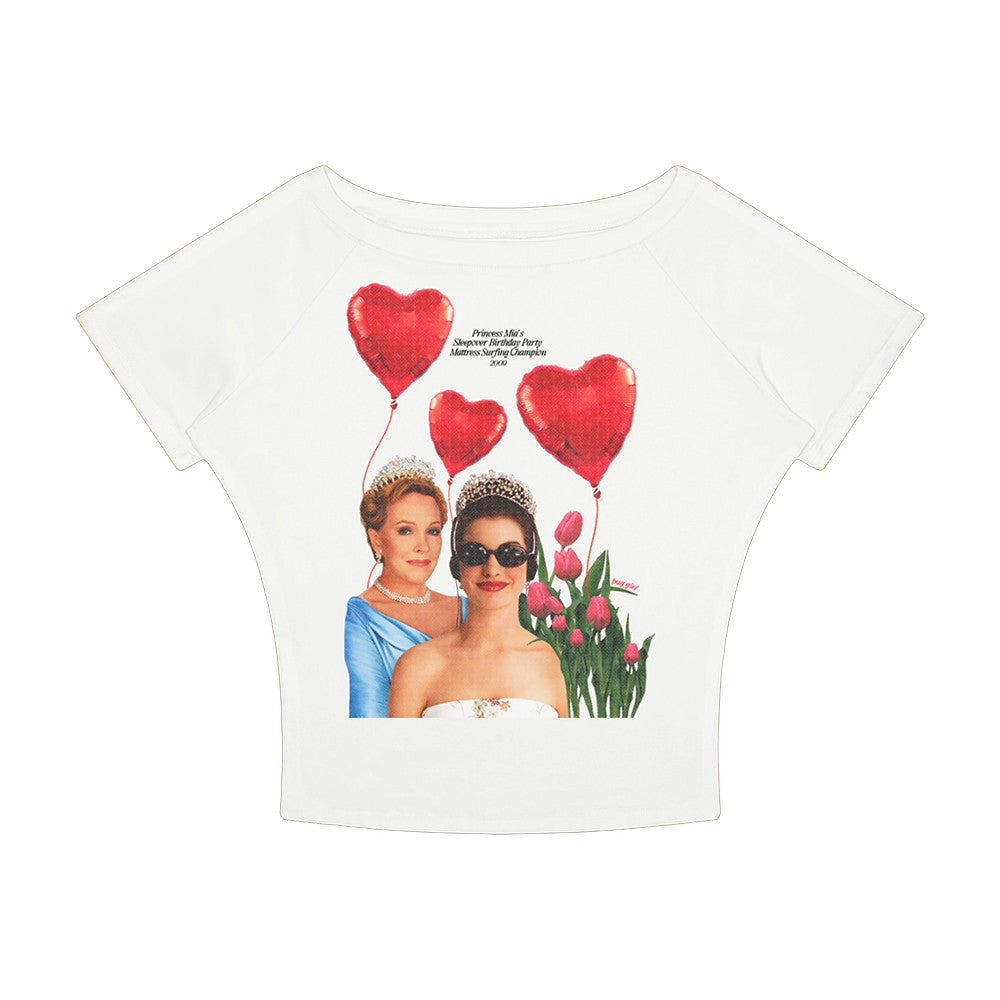 Bug Girl Merch Princess Mia S Sleepover Baby Tee Gifts For Anne Hathaway Lovers - Foxy23shop