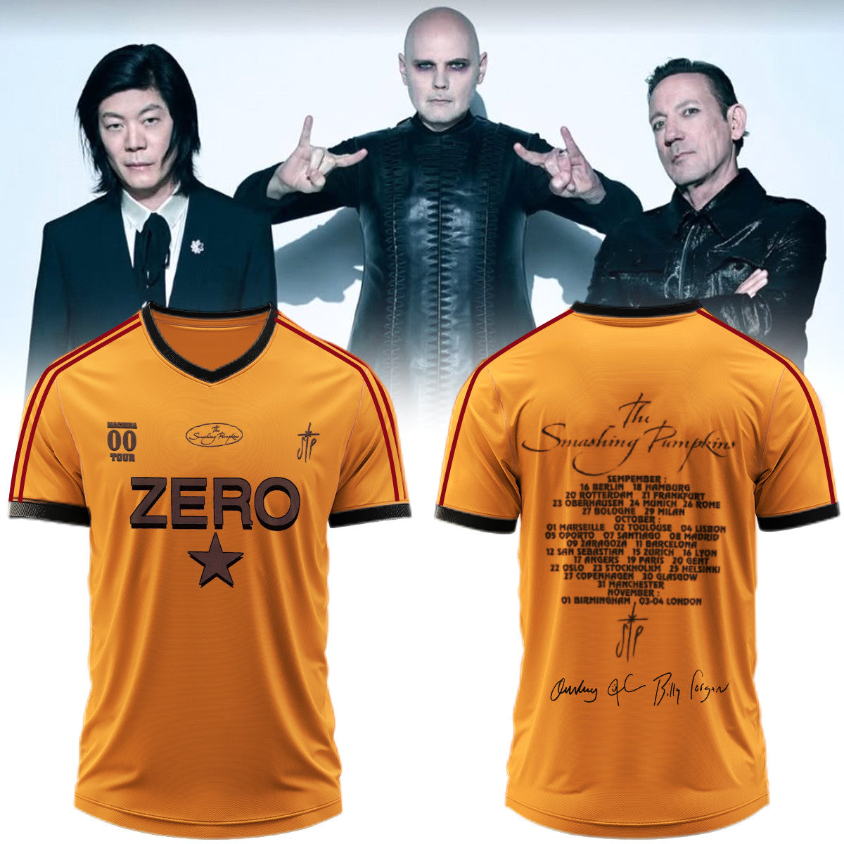 The Smashing Pumpkins Merch The Rats In A Cage Tour U-Neck Shirt Gifts For Rock Fans - Foxy23shop