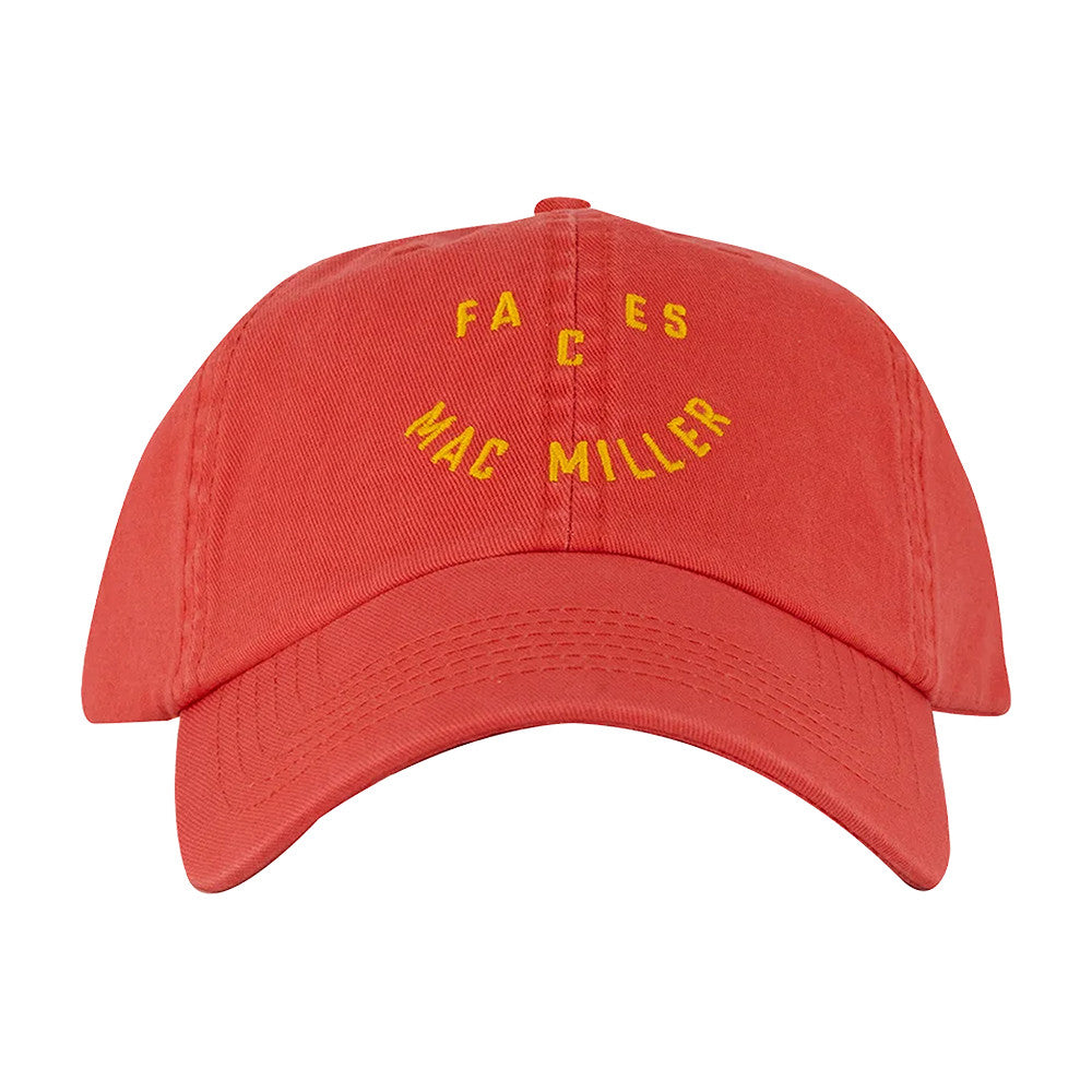 Mac Miller Faces Red Hat Mac Miller Baseball Cap Presents For Music Lovers - Foxy23shop