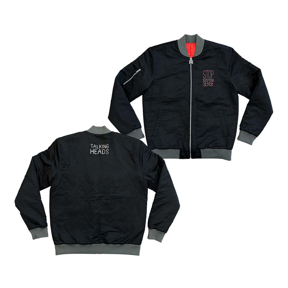 Talking Heads Store Merch Stop Making Sense Bomber Jacket Talking Heads Lover Gifts - Foxy23shop