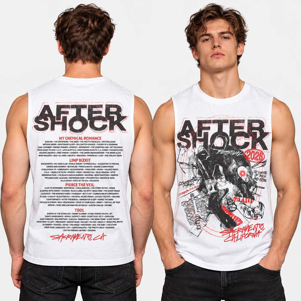 Aftershock Festival 2026 Merch Sacramento CA Chatter Brain Tank Top Gifts For Music Buffs - Foxy23shop