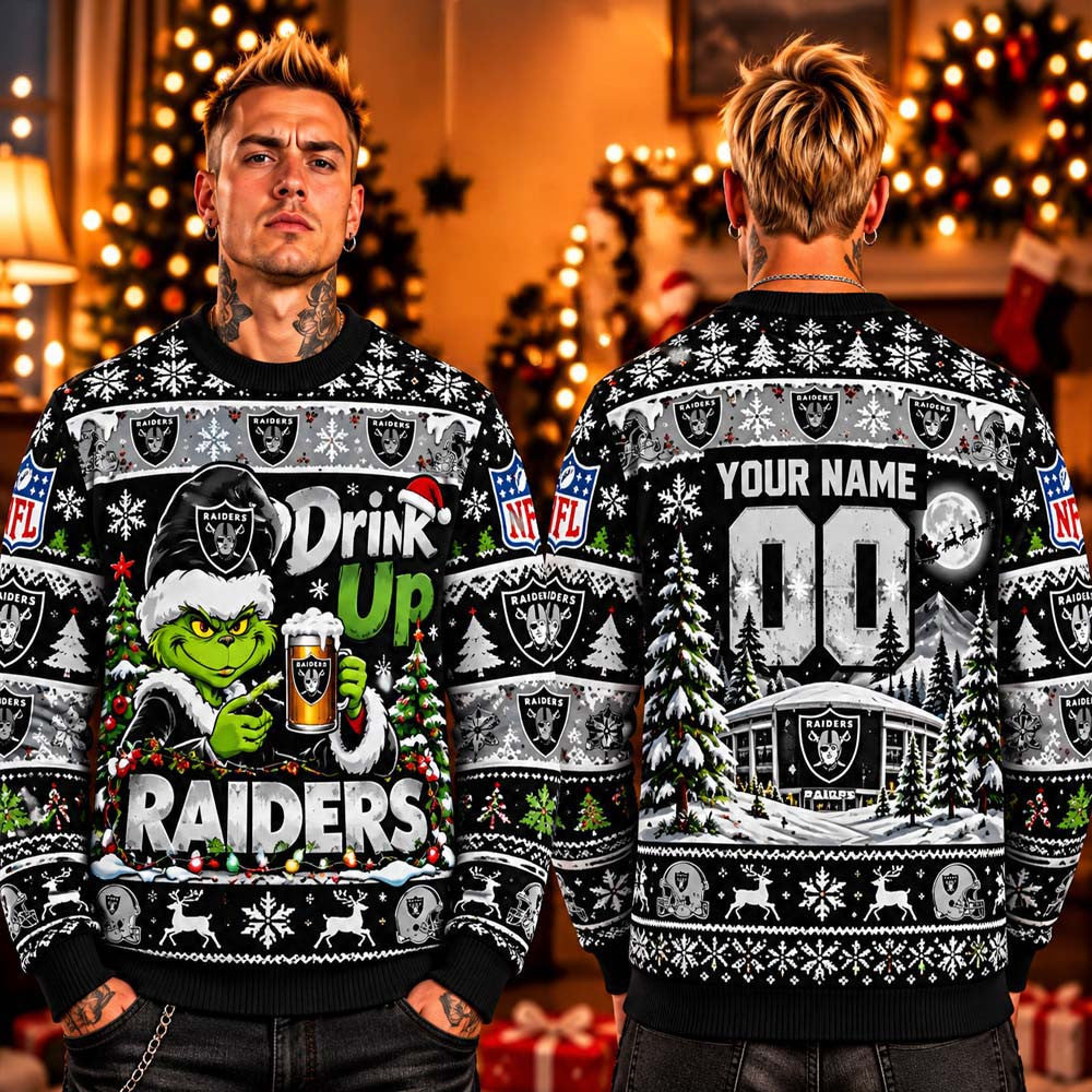 Las Vegas Raiders 2026 Football Ugly Christmas Sweater Gift Idea For Raiders Lovers - Foxy23shop