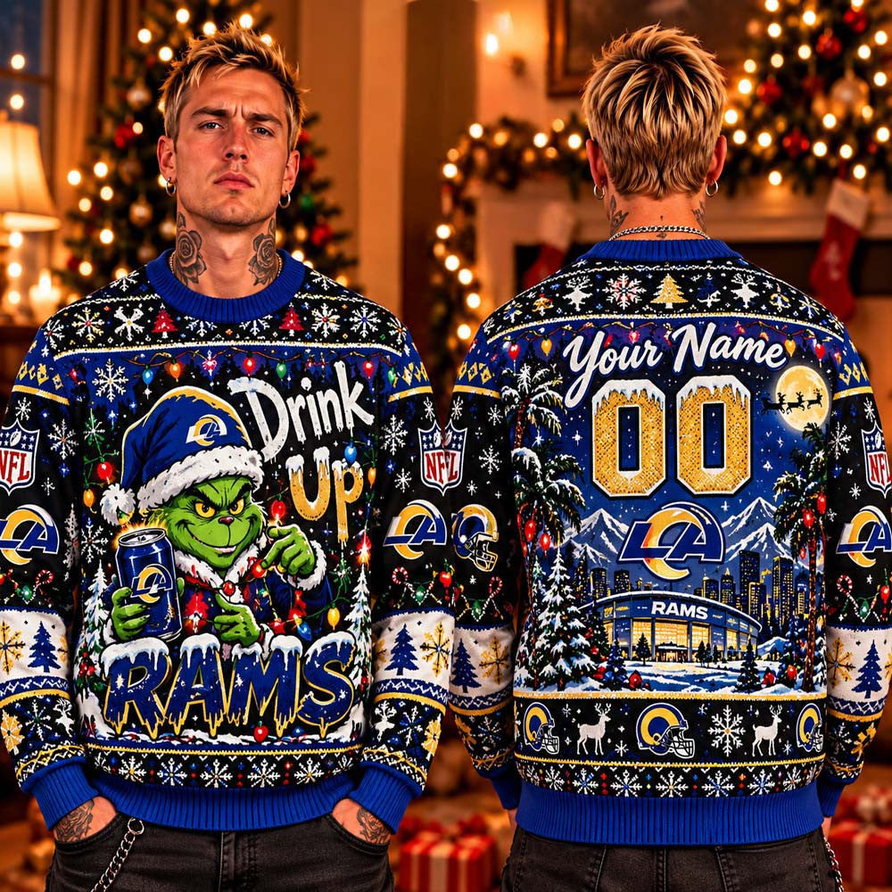 Custom Los Angeles Rams 2026 Ugly Christmas Sweater LA Rams Apparel Fan Gear - Foxy23shop