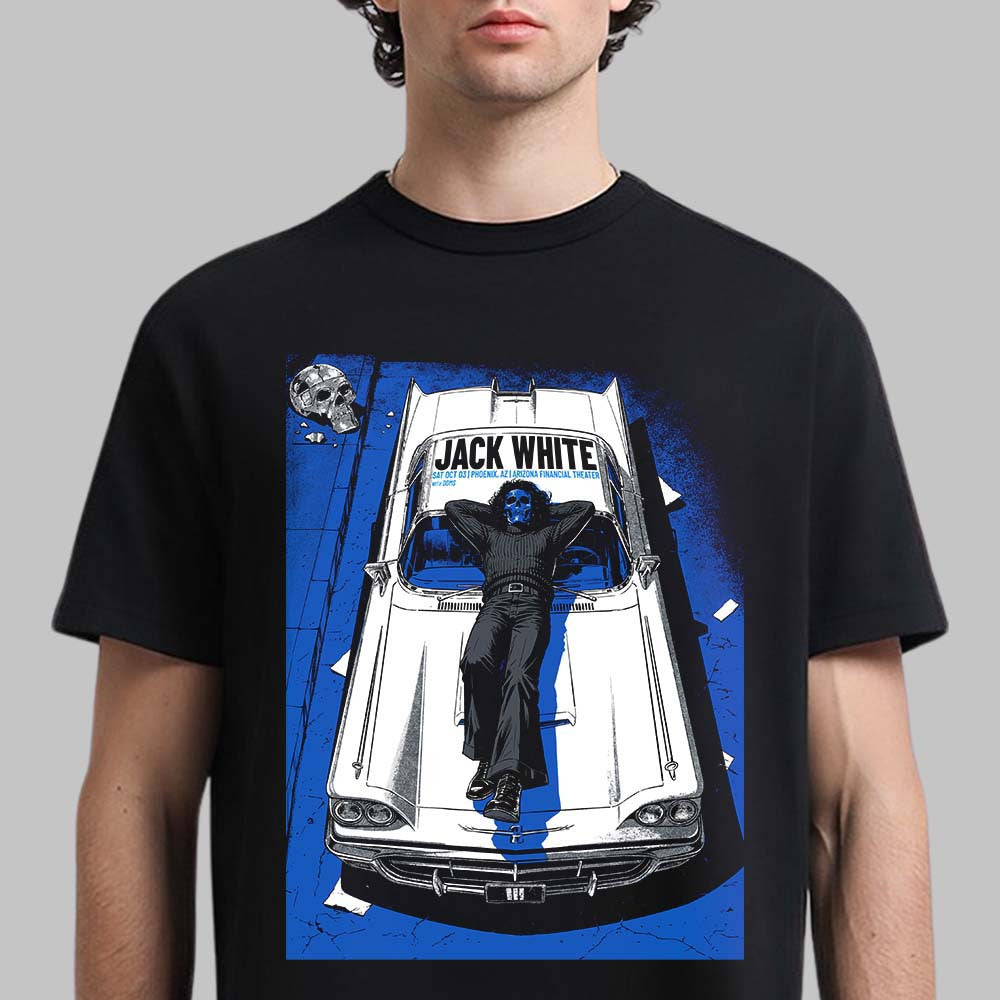 Jack WhiteAZ Poster Live T-Shirt Jack White Merch Music Lover Gifts Idea - Foxy23shop