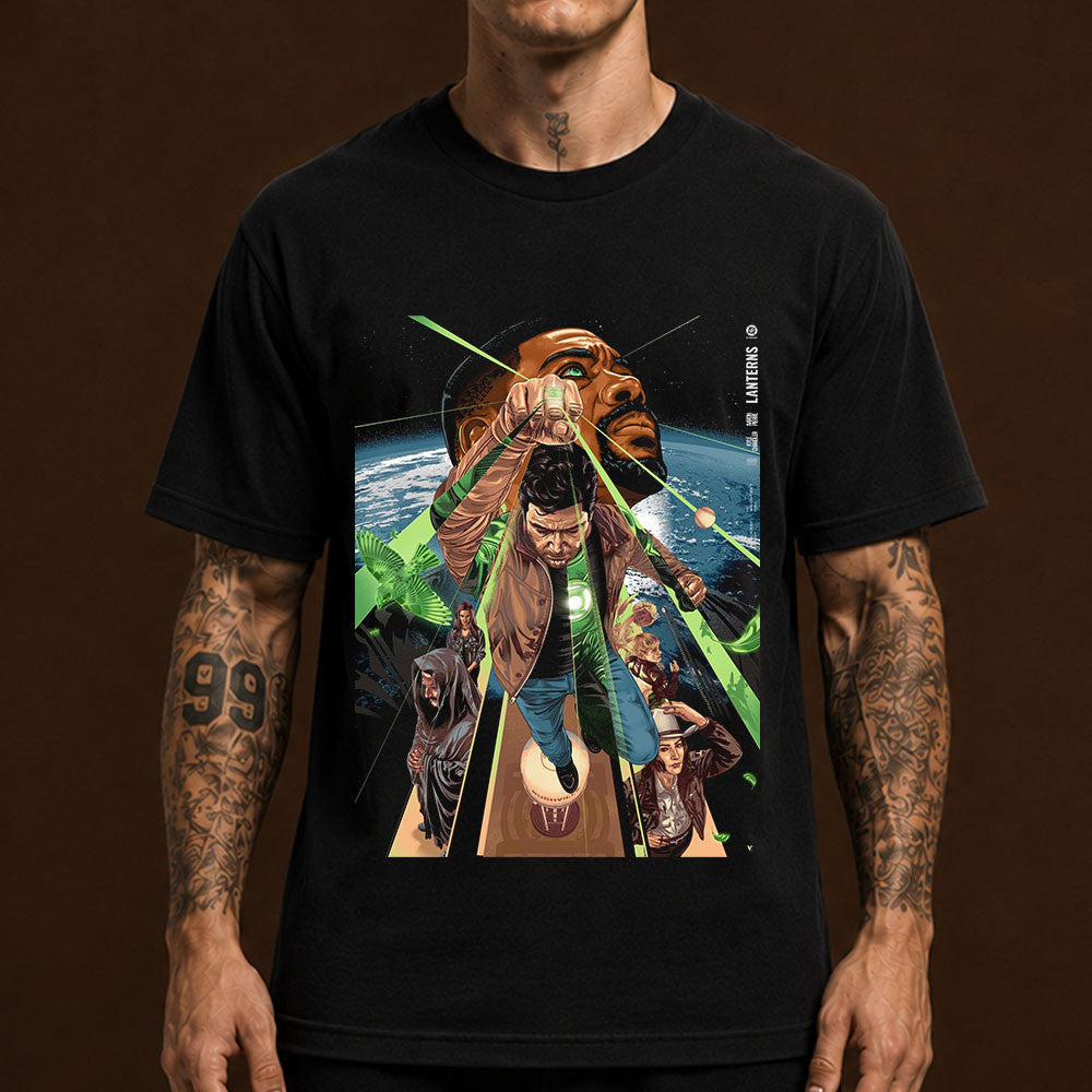 DC Studios Lanterns 2026 HBO Max John Stewart Hal Jordan Green Lantern T-Shirt Gifts For Marvel Fans - Foxy23shop
