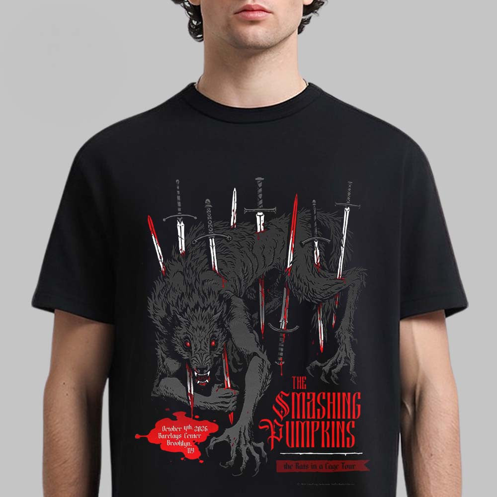 The Smashing Pumpkins Merch The Rats In A Cage Tour Barclays Center Shirt Present For Fans - Foxy23shop