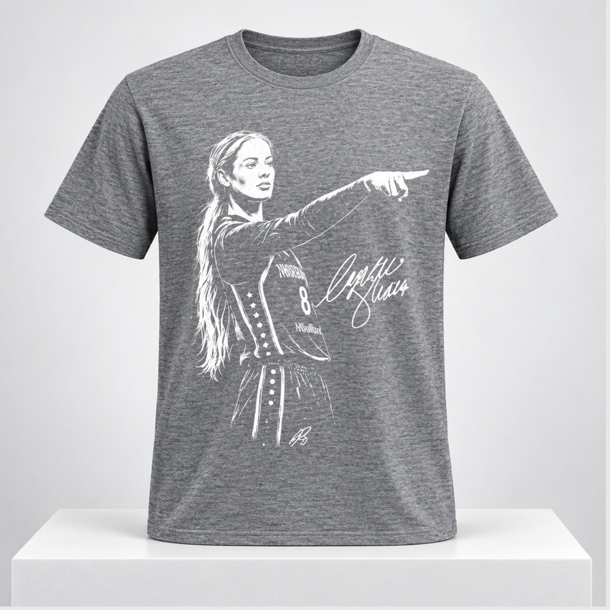 Caitlin Clark Sophie Cunningham Pointing T-Shirt Caitlin Clark Merch Gifts For Basketball Lovers - Foxy23shop