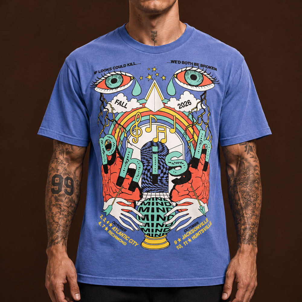 Phish X Double Wonderful All Fall Tour 2026 T-Shirt Phish Merch Gifts For Rock Fans - Foxy23shop