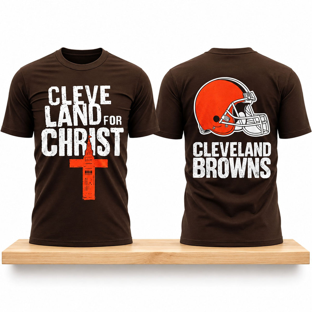 Cleveland For Christ 2026 Shirt Cleveland Browns Clothes Gifts For Football Lover - Foxy23shop