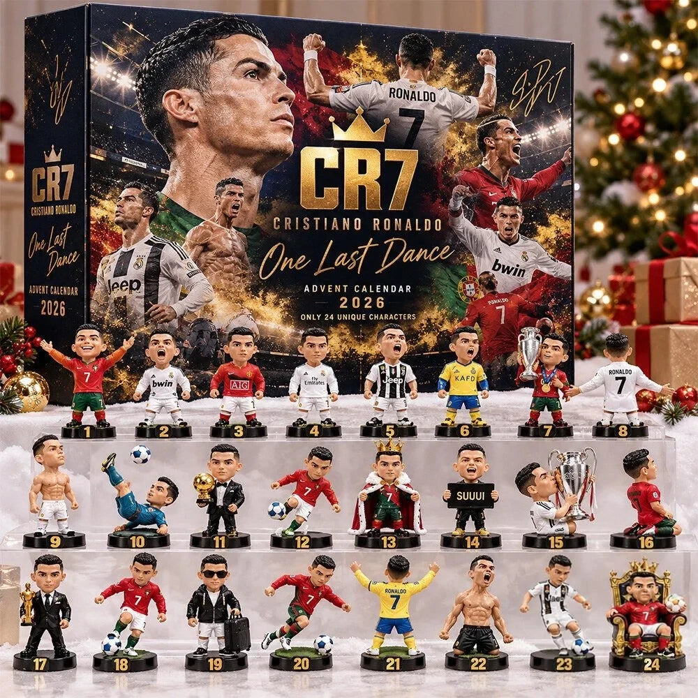Cristiano Ronaldo CR7 One Last Dance Advent Calendar 2026 Christmas Countdown Xmas Gifts For CR7 Fans - Foxy23shop